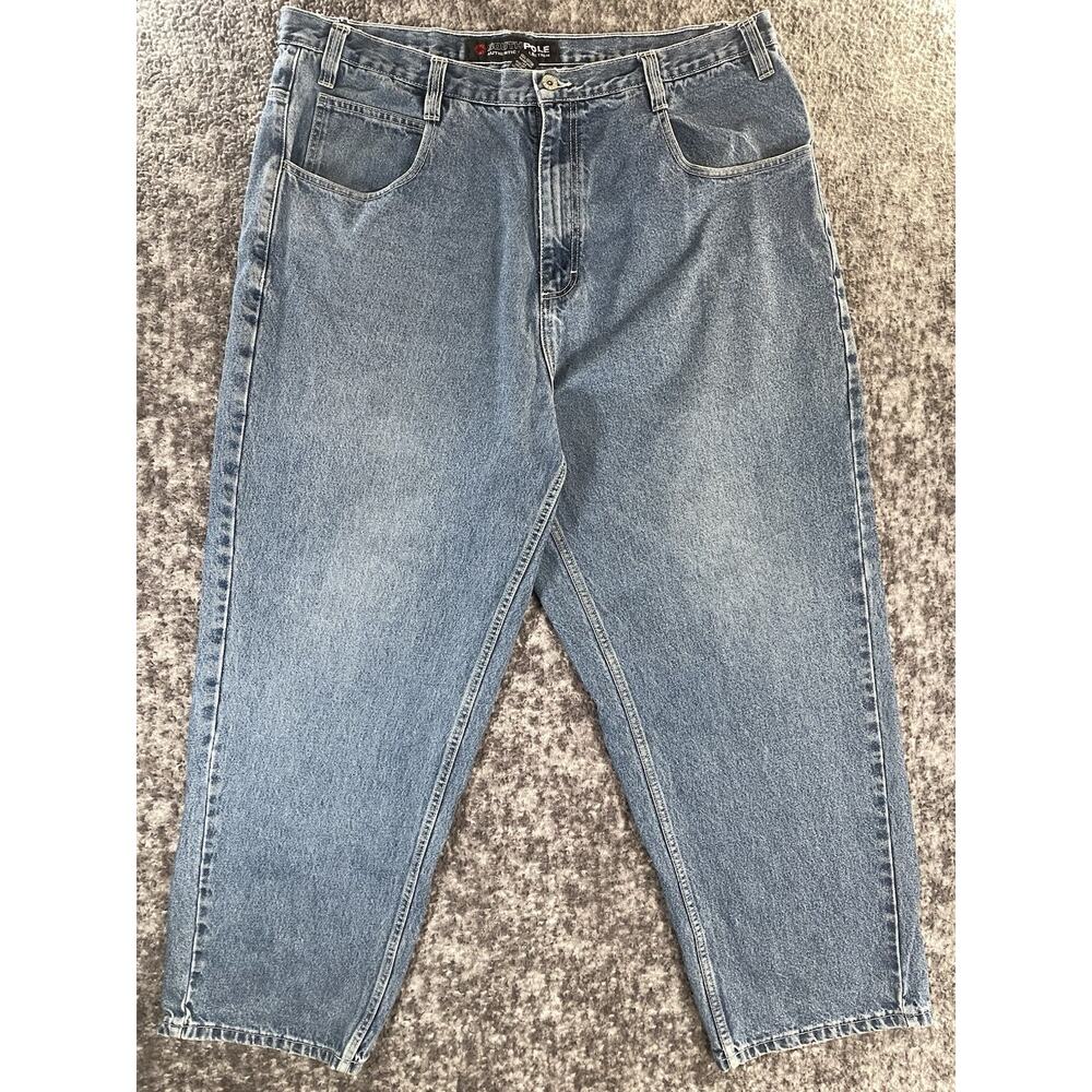 Southpole Jeans Mens 44 Y2K Skater Wide Leg Baggy Dark Wash RN 82628 43x31